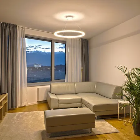 Skau Sky Park Mint By Zaha Hadid 22 Floor 1 Tower Free Parking Appartement Bratislava